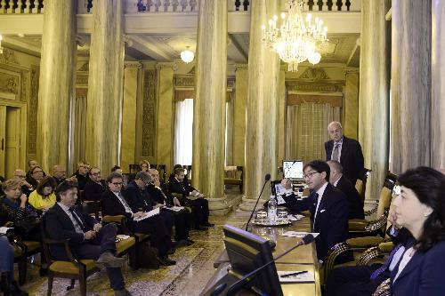 Mariagrazia Santoro (Assessore regionale Infrastrutture e Territorio) al convegno "Il tesoro Adriatico" - Trieste 11/10/2017